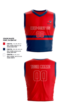Mens Basketball Jersey, May-Port CG High School Basketball, Men's Basketball, Teamtime, Team time, sublimation, custom sports apparel, team uniforms, spirit wear, spiritwear, sports uniforms, custom shirts, team store, custom team store, fundraiser sports, apparel fundraiser