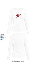 Clinton High School Soccer 53608379 Women's Long Sleeve V-neck Shirt - 15