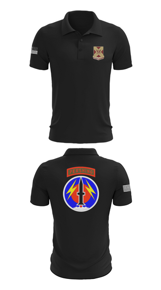 Short Sleeve Performance Polo, 4/9 Field Artillery 56 Command (Pershing), Army, Teamtime, Team time, sublimation, custom sports apparel, team uniforms, spirit wear, spiritwear, sports uniforms, custom shirts, team store, custom team store, fundraiser sports, apparel fundraiser