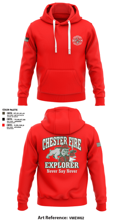 Chester fire explorers 87752590 Hoodie - 4