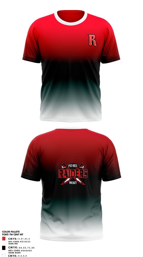 Short Sleeve Performance Shirt, Raiders, Ice Hockey, Teamtime, Team time, sublimation, custom sports apparel, team uniforms, spirit wear, spiritwear, sports uniforms, custom shirts, team store, custom team store, fundraiser sports, apparel fundraiser