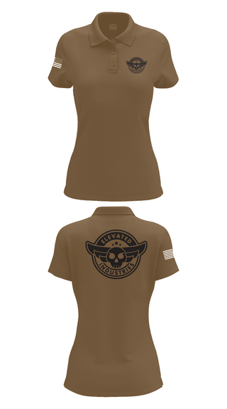 Womens Short Sleeve Performance Polo, Elevated Industries, , Teamtime, Team time, sublimation, custom sports apparel, team uniforms, spirit wear, spiritwear, sports uniforms, custom shirts, team store, custom team store, fundraiser sports, apparel fundraiser