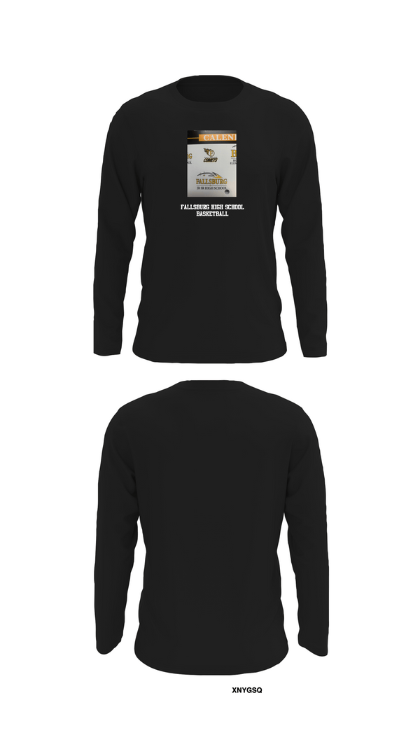 Long Sleeve Performance Shirt, Fallsburg High School Basketball, Men's Basketball, Teamtime, Team time, sublimation, custom sports apparel, team uniforms, spirit wear, spiritwear, sports uniforms, custom shirts, team store, custom team store, fundraiser sports, apparel fundraiser