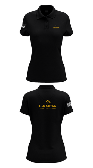 Womens Short Sleeve Performance Polo, Landa Home Improvement, , Teamtime, Team time, sublimation, custom sports apparel, team uniforms, spirit wear, spiritwear, sports uniforms, custom shirts, team store, custom team store, fundraiser sports, apparel fundraiser