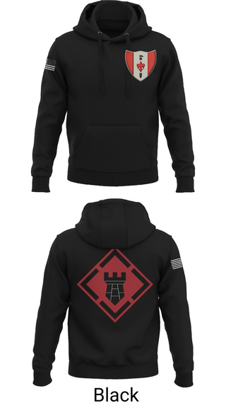 Hoodie, 46th Engineer Battalion, Army, Teamtime, Team time, sublimation, custom sports apparel, team uniforms, spirit wear, spiritwear, sports uniforms, custom shirts, team store, custom team store, fundraiser sports, apparel fundraiser