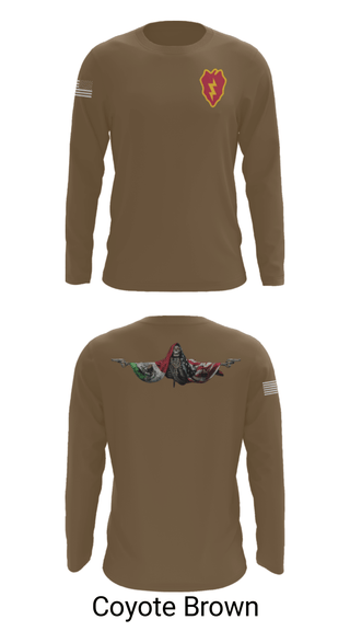 Long Sleeve Performance Shirt, 25th ID, Army, Teamtime, Team time, sublimation, custom sports apparel, team uniforms, spirit wear, spiritwear, sports uniforms, custom shirts, team store, custom team store, fundraiser sports, apparel fundraiser
