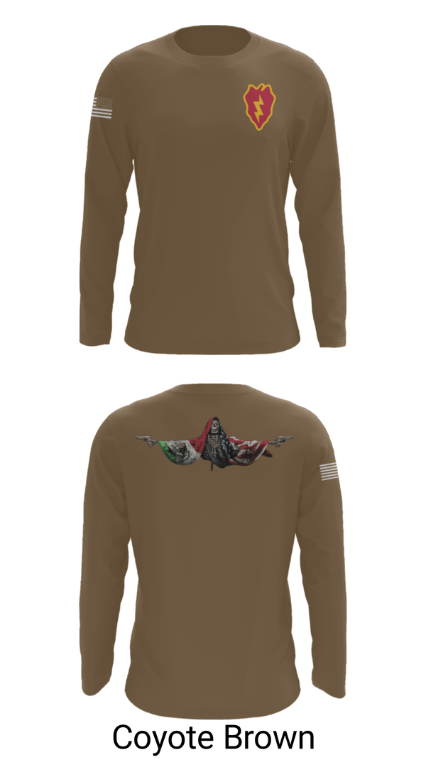 Long Sleeve Performance Shirt, 25th ID, Army, Teamtime, Team time, sublimation, custom sports apparel, team uniforms, spirit wear, spiritwear, sports uniforms, custom shirts, team store, custom team store, fundraiser sports, apparel fundraiser