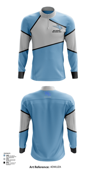 Quarter Zip Jacket, West Broward High School Cheer, Cheer, Teamtime, Team time, sublimation, custom sports apparel, team uniforms, spirit wear, spiritwear, sports uniforms, custom shirts, team store, custom team store, fundraiser sports, apparel fundraiser