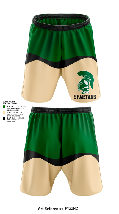 Laurel Spartans 37116846 Athletic Shorts With Pockets - 1