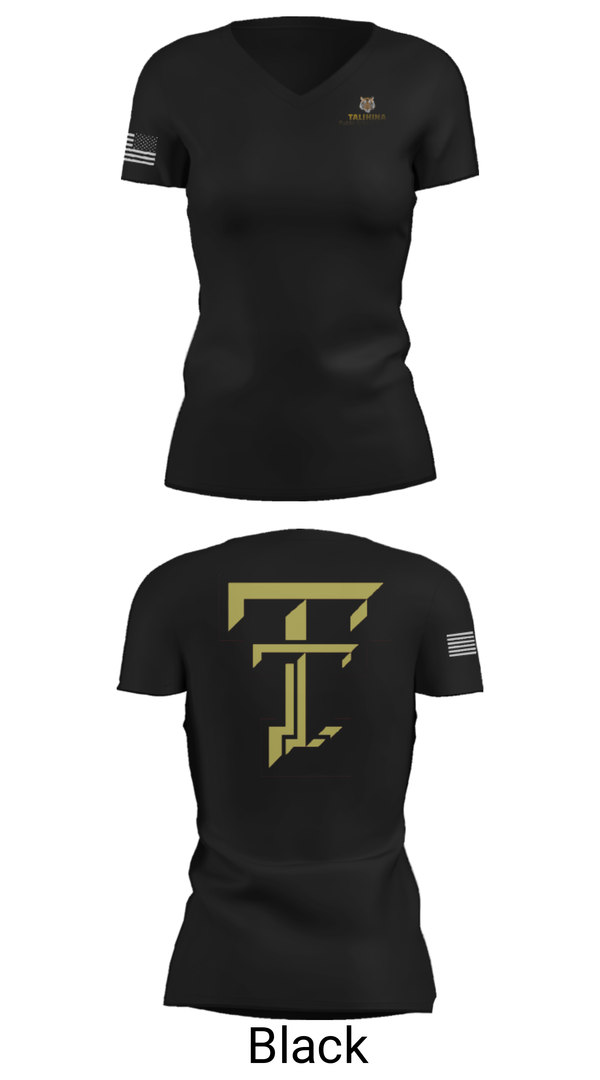 Womens Short Sleeve Vneck Shirt, Talihina High School Band, Spirit Store, Teamtime, Team time, sublimation, custom sports apparel, team uniforms, spirit wear, spiritwear, sports uniforms, custom shirts, team store, custom team store, fundraiser sports, apparel fundraiser