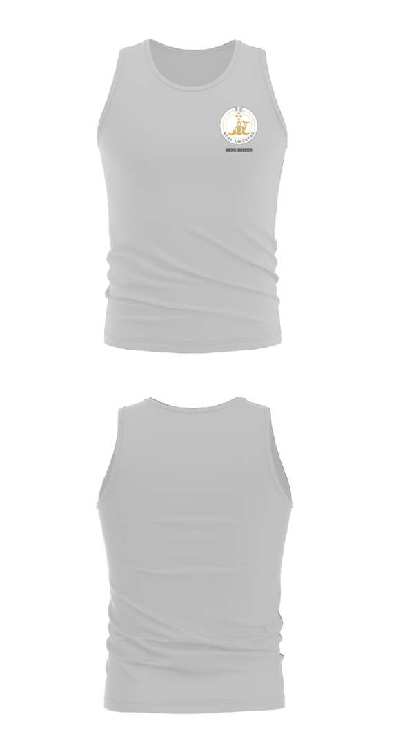 Tank Top, FC REAL LIBERTAD, Men's Soccer, Teamtime, Team time, sublimation, custom sports apparel, team uniforms, spirit wear, spiritwear, sports uniforms, custom shirts, team store, custom team store, fundraiser sports, apparel fundraiser