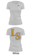 Lutheran South High School Tennis 8304460 Women's Short Sleeve V-neck Shirt - 7