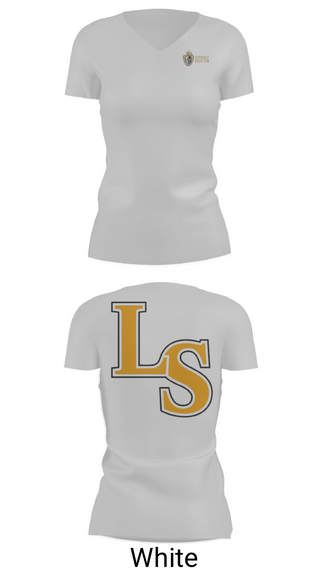 Women's Short Sleeve Vneck Shirt, Lutheran South High School Tennis, Tennis, Teamtime, Team time, sublimation, custom sports apparel, team uniforms, spirit wear, spiritwear, sports uniforms, custom shirts, team store, custom team store, fundraiser sports, apparel fundraiser