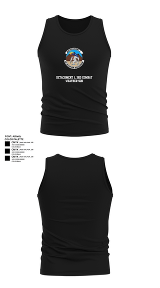 Tank Top, Detachment 1, 3rd Combat Weather Sqd, Air Force, Teamtime, Team time, sublimation, custom sports apparel, team uniforms, spirit wear, spiritwear, sports uniforms, custom shirts, team store, custom team store, fundraiser sports, apparel fundraiser