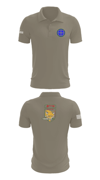 Short Sleeve Performance Polo, A co 935th ASB 3rd Platoon, National Guard, Teamtime, Team time, sublimation, custom sports apparel, team uniforms, spirit wear, spiritwear, sports uniforms, custom shirts, team store, custom team store, fundraiser sports, apparel fundraiser