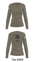 Landing Support 2624882 Women's Long Sleeve V-neck Shirt - 77