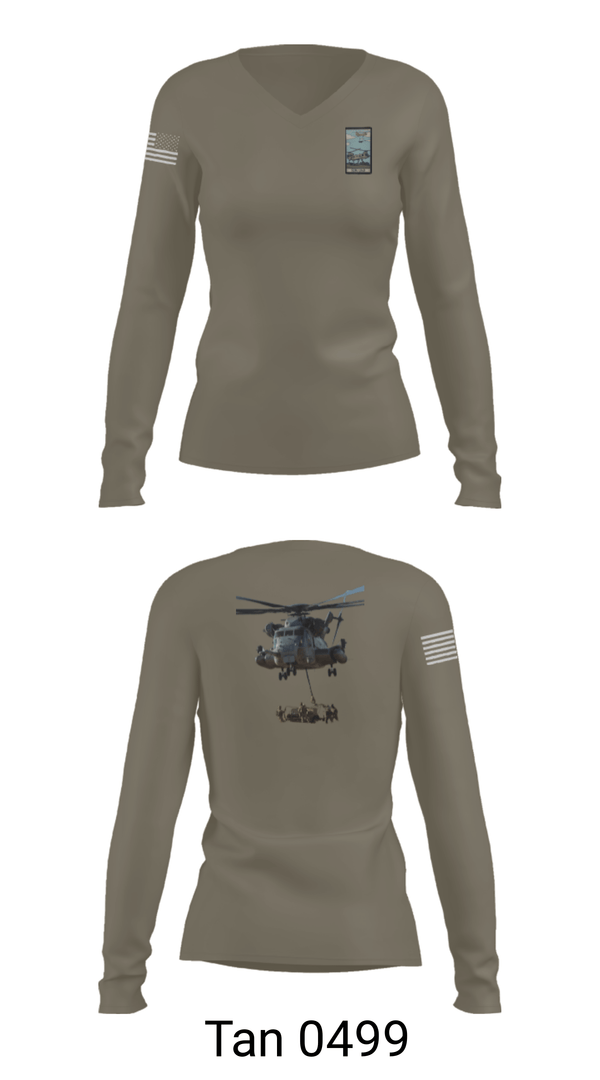 Womens Long Sleeve Vneck Shirt, Landing Support, Marines, Teamtime, Team time, sublimation, custom sports apparel, team uniforms, spirit wear, spiritwear, sports uniforms, custom shirts, team store, custom team store, fundraiser sports, apparel fundraiser
