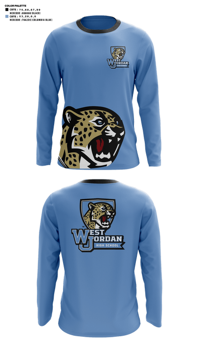 West Jordan High School Golf 27637623 Long Sleeve Performance Shirt - 41