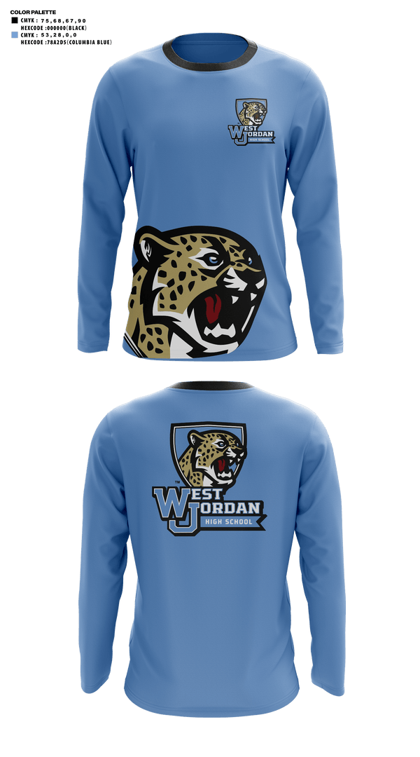 Long Sleeve Performance Shirt, West Jordan High School Golf, Golf, Teamtime, Team time, sublimation, custom sports apparel, team uniforms, spirit wear, spiritwear, sports uniforms, custom shirts, team store, custom team store, fundraiser sports, apparel fundraiser