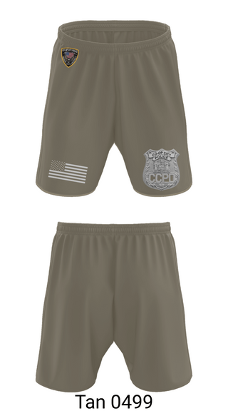 Athletic Shorts With Pockets, Co-op City Police Department, Police, Teamtime, Team time, sublimation, custom sports apparel, team uniforms, spirit wear, spiritwear, sports uniforms, custom shirts, team store, custom team store, fundraiser sports, apparel fundraiser