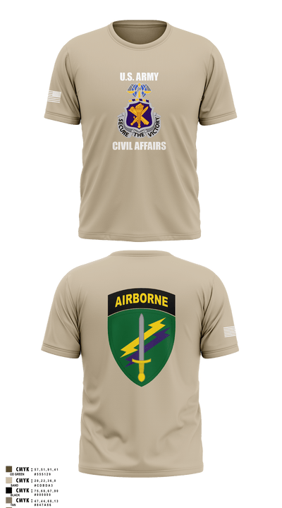 Civil Affairs Schoolhouse 5293701 Short Sleeve Performance Shirt - 4