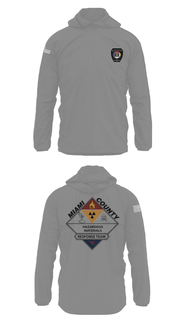Windbreaker, Miami County Hazmat, , Teamtime, Team time, sublimation, custom sports apparel, team uniforms, spirit wear, spiritwear, sports uniforms, custom shirts, team store, custom team store, fundraiser sports, apparel fundraiser