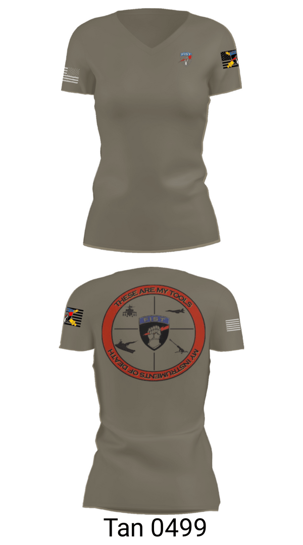Womens Short Sleeve Vneck Shirt, FiST, Army, Teamtime, Team time, sublimation, custom sports apparel, team uniforms, spirit wear, spiritwear, sports uniforms, custom shirts, team store, custom team store, fundraiser sports, apparel fundraiser