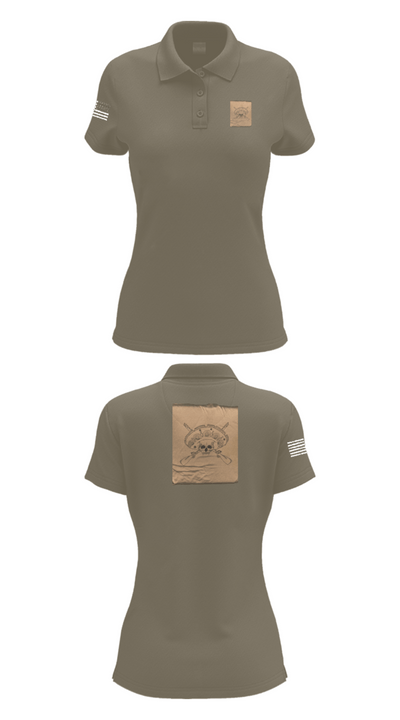 Los Pistoleros 43095637 Women's Short Sleeve Performance Polo  - 75
