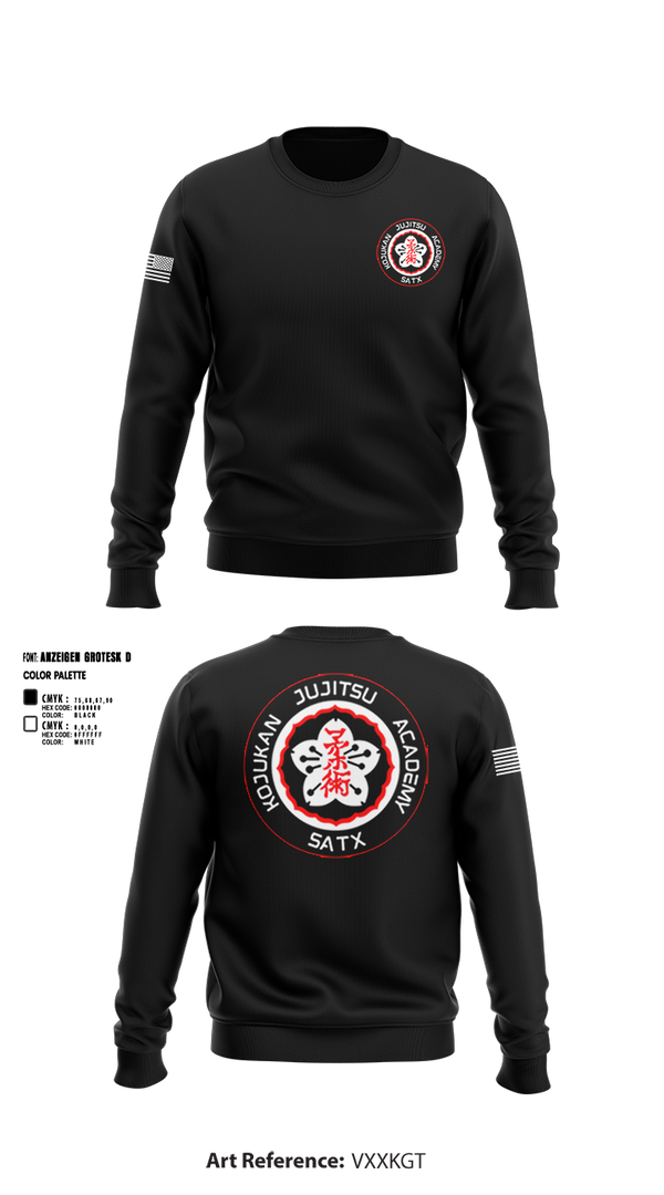 Crew Neck Sweatshirt, Kojukan JuJitsu, Wrestling, Teamtime, Team time, sublimation, custom sports apparel, team uniforms, spirit wear, spiritwear, sports uniforms, custom shirts, team store, custom team store, fundraiser sports, apparel fundraiser