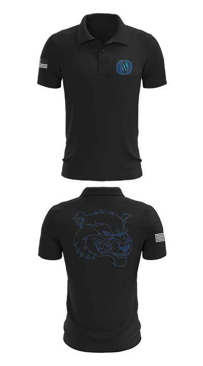 Oxford Pop Warner Football And Cheer 96398597 Short Sleeve Performance Polo - 28