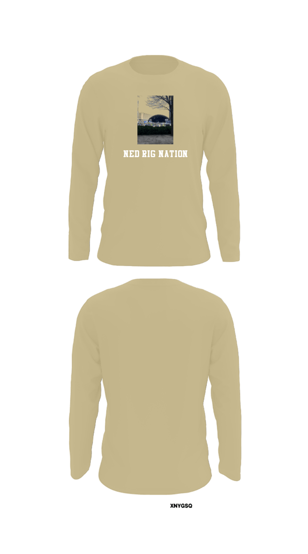 Long Sleeve Performance Shirt, Ned Rig nation, Baseball, Teamtime, Team time, sublimation, custom sports apparel, team uniforms, spirit wear, spiritwear, sports uniforms, custom shirts, team store, custom team store, fundraiser sports, apparel fundraiser