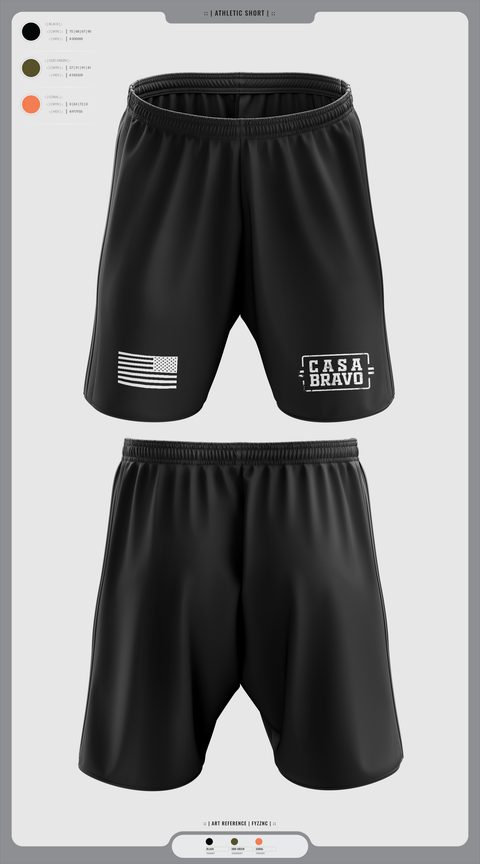 Athletic Shorts With Pockets, Casa Bravo, , Teamtime, Team time, sublimation, custom sports apparel, team uniforms, spirit wear, spiritwear, sports uniforms, custom shirts, team store, custom team store, fundraiser sports, apparel fundraiser