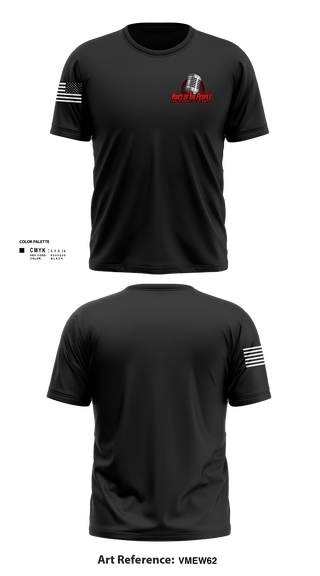 Short Sleeve Performance Shirt, Voice of The People USA Radio Network, , Teamtime, Team time, sublimation, custom sports apparel, team uniforms, spirit wear, spiritwear, sports uniforms, custom shirts, team store, custom team store, fundraiser sports, apparel fundraiser