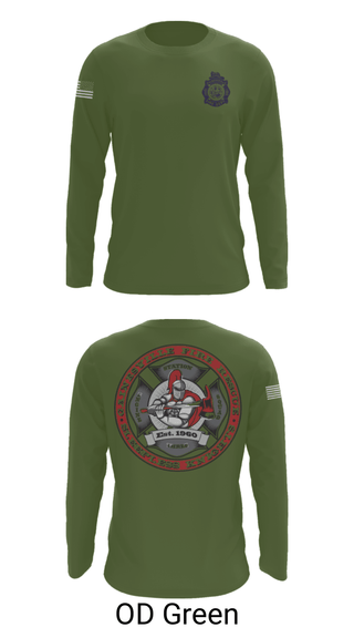 Long Sleeve Performance Shirt, GFR Station 3, Fire Department, Teamtime, Team time, sublimation, custom sports apparel, team uniforms, spirit wear, spiritwear, sports uniforms, custom shirts, team store, custom team store, fundraiser sports, apparel fundraiser