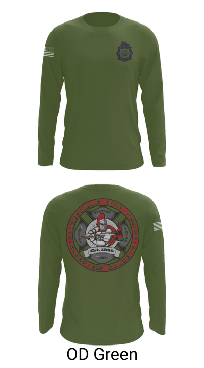 GFR Station 3 95444418 Long Sleeve Performance Shirt - 46