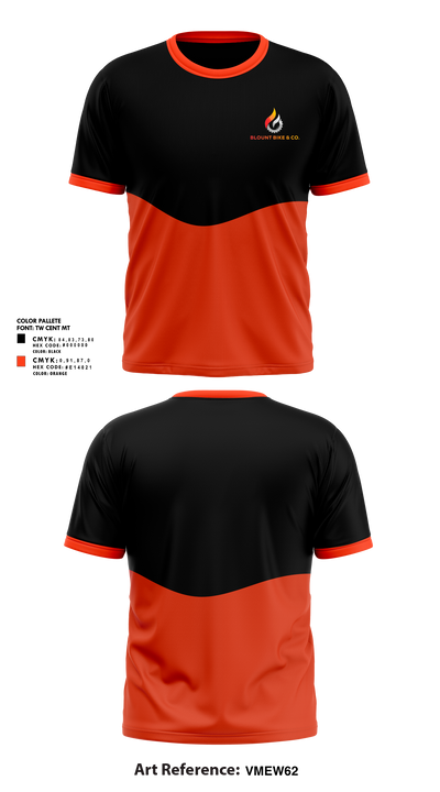 Blount Bike & Co 25726008 Short Sleeve Performance Shirt - 1