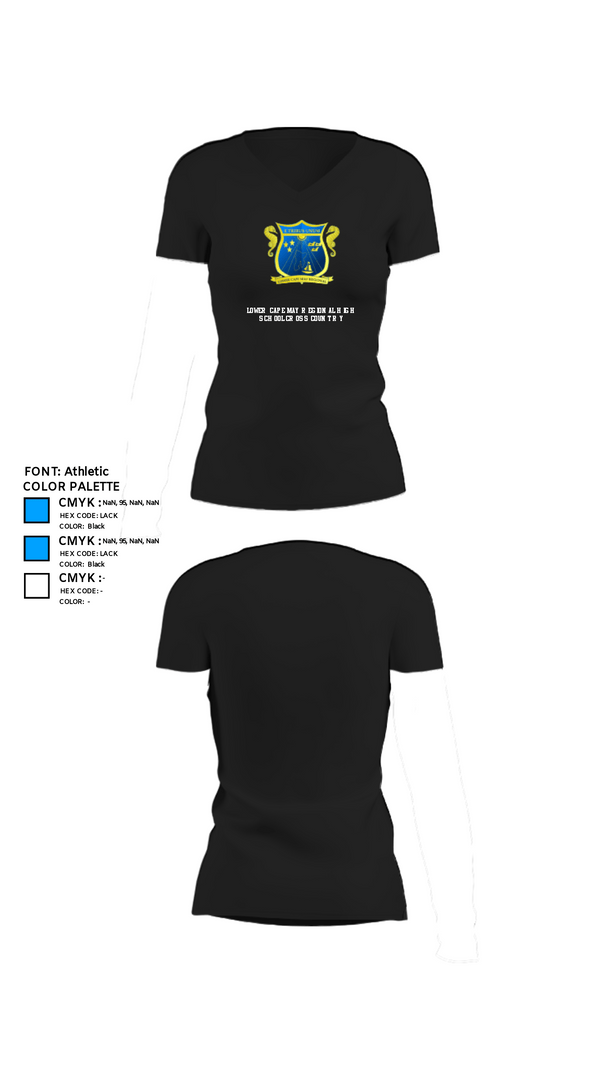 Women's Short Sleeve Vneck Shirt, Lower Cape May Regional High School Cross Country, Cross Country, Teamtime, Team time, sublimation, custom sports apparel, team uniforms, spirit wear, spiritwear, sports uniforms, custom shirts, team store, custom team store, fundraiser sports, apparel fundraiser