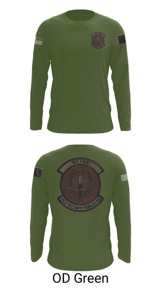 Long Sleeve Performance Shirt, 153 SFS, Air Force, Teamtime, Team time, sublimation, custom sports apparel, team uniforms, spirit wear, spiritwear, sports uniforms, custom shirts, team store, custom team store, fundraiser sports, apparel fundraiser
