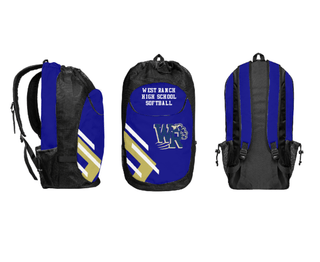 Gear Bag, West Ranch High School Softball, Softball, Teamtime, Team time, sublimation, custom sports apparel, team uniforms, spirit wear, spiritwear, sports uniforms, custom shirts, team store, custom team store, fundraiser sports, apparel fundraiser