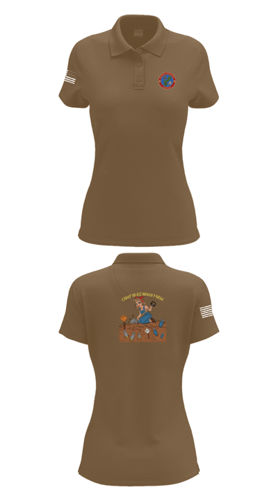 MCB Camp Blaz Ordnance 73476063 Women's Short Sleeve Performance Polo  - 15
