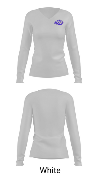 Women's Long Sleeve Vneck Shirt, Peachtree Ridge Youth Athletic Association, Men's Basketball, Teamtime, Team time, sublimation, custom sports apparel, team uniforms, spirit wear, spiritwear, sports uniforms, custom shirts, team store, custom team store, fundraiser sports, apparel fundraiser