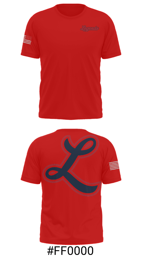 Short Sleeve Performance Shirt, Louisville Legends Baseball, Baseball, Teamtime, Team time, sublimation, custom sports apparel, team uniforms, spirit wear, spiritwear, sports uniforms, custom shirts, team store, custom team store, fundraiser sports, apparel fundraiser