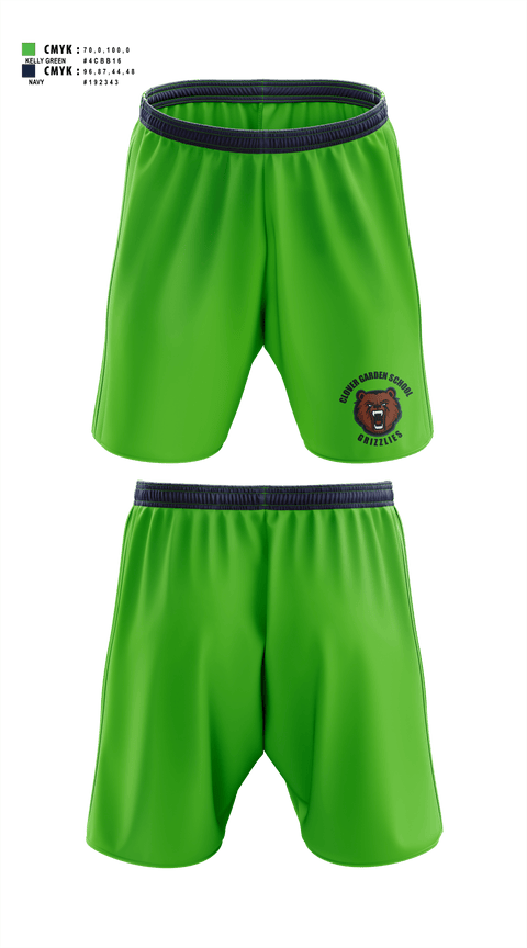Athletic Shorts With Pockets, Clover Garden School Grizzlies, Spirit Store, Teamtime, Team time, sublimation, custom sports apparel, team uniforms, spirit wear, spiritwear, sports uniforms, custom shirts, team store, custom team store, fundraiser sports, apparel fundraiser