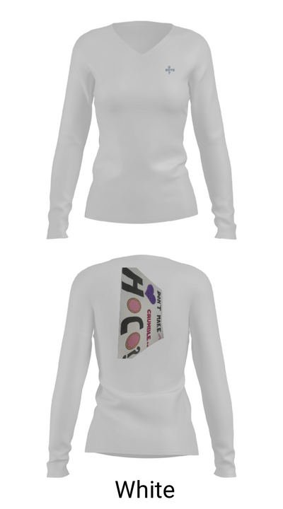 207Boys 29287751 Women's Long Sleeve V-neck Shirt - 16