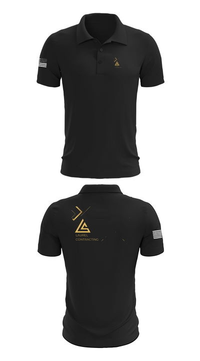 Laurel Contracting 51713109 Short Sleeve Performance Polo - 28