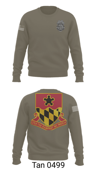 Crew Neck Sweatshirt, 2nd MTB/70th RTI, Army, Teamtime, Team time, sublimation, custom sports apparel, team uniforms, spirit wear, spiritwear, sports uniforms, custom shirts, team store, custom team store, fundraiser sports, apparel fundraiser