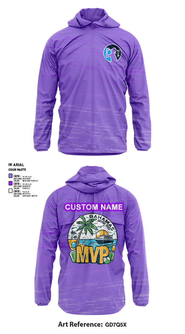 Windbreaker, MVP Cruise 2025, Spirit Store, Teamtime, Team time, sublimation, custom sports apparel, team uniforms, spirit wear, spiritwear, sports uniforms, custom shirts, team store, custom team store, fundraiser sports, apparel fundraiser