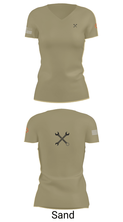 B CO 2-12 CAV 37897700 Women's Short Sleeve V-neck Shirt - 88