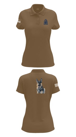 Womens Short Sleeve Performance Polo, 4-31 infantry battalion hotel company, Army, Teamtime, Team time, sublimation, custom sports apparel, team uniforms, spirit wear, spiritwear, sports uniforms, custom shirts, team store, custom team store, fundraiser sports, apparel fundraiser