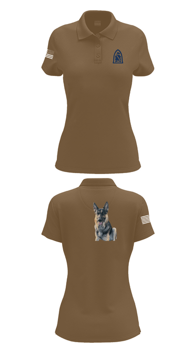 4-31 infantry battalion hotel company 62387368 Women's Short Sleeve Performance Polo  - 15
